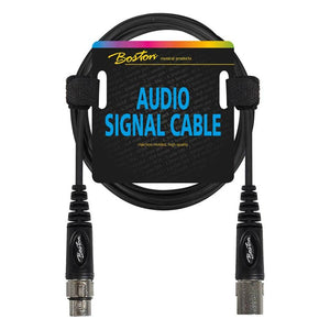 Audio signal cable, XLR female to XLR male, 9.00 meter