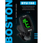 Boston BTU-150 Chromatic Clip Tuner with Multi-Color Display and Auto Power On/Off Info