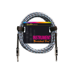 Boston Instrument Cable - Vintage Blue, 3 Meters, 2 x Metal Jack