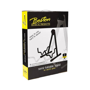 Boston semi-foldable stand, A-model, metal, black, universal guitar