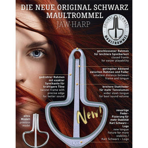 Hexe Barbara mouth harp 3 colours/size Poster