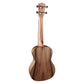 Korala Performer Series Dao Wood Concert Ukulele Back View