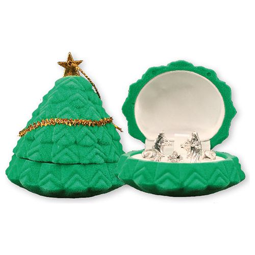 Miniature Nativity Set 5 Figures in Display Box
