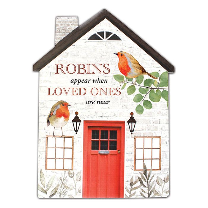 Porcelain Plaque Robins Near You