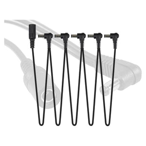 Power distribution cable, connects to psu, 5 female and 1 male connectors, daisy chain