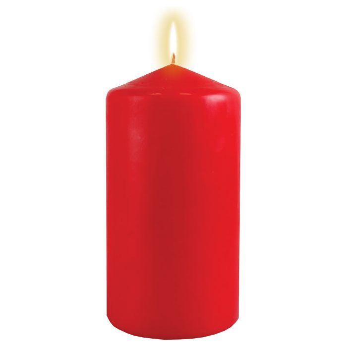 Red Pillar Candle 3 inch x 6 inch