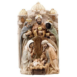 Resin Nativity Holy family Kings 6 - 8 inch Figures