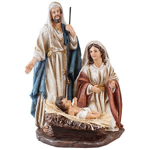Resin Nativity Set Holy Family 11 1/2 inch 89693