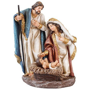 Resin Nativity Set Holy Family 5 inch 89692