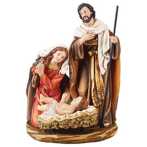 Resin Nativity Set Holy Family 8 inch 89674