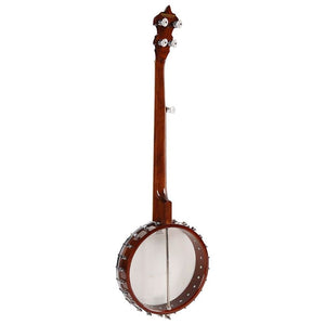Richwood Heritage Series Open Back 5-String Folk Banjo Back View