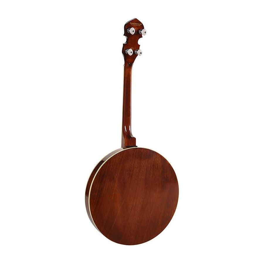 Richwood Heritage Series Tenor Banjo 4-String, Short Scale 17 Fret Back View